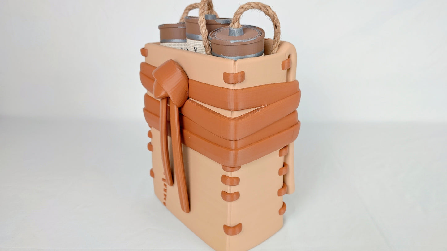 Rust Life-Size Satchel Charge Prop