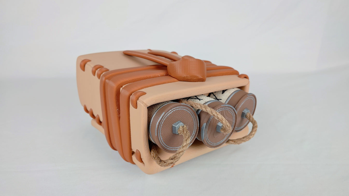 Rust Life-Size Satchel Charge Prop