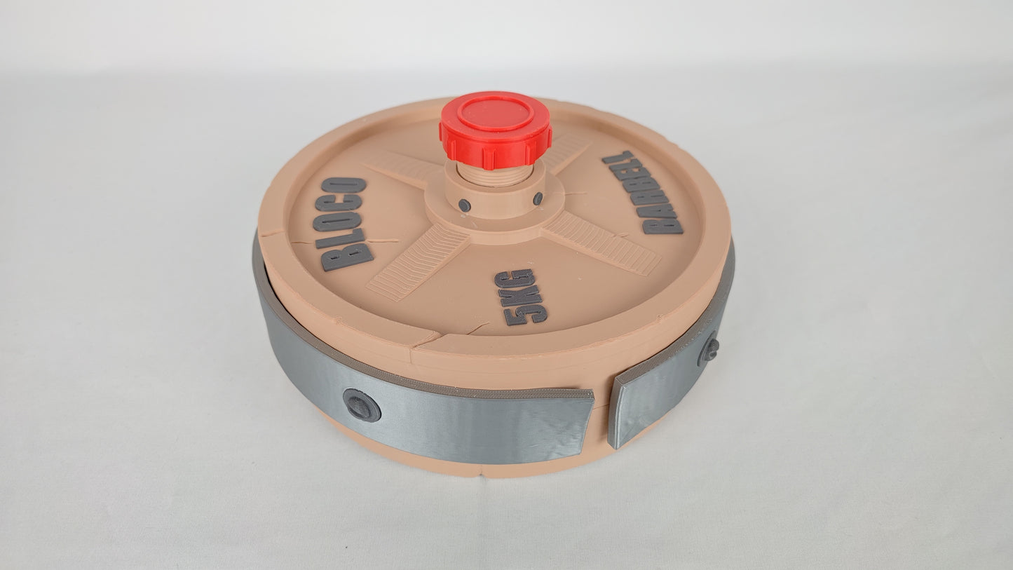Rust Life-Size Landmine Prop