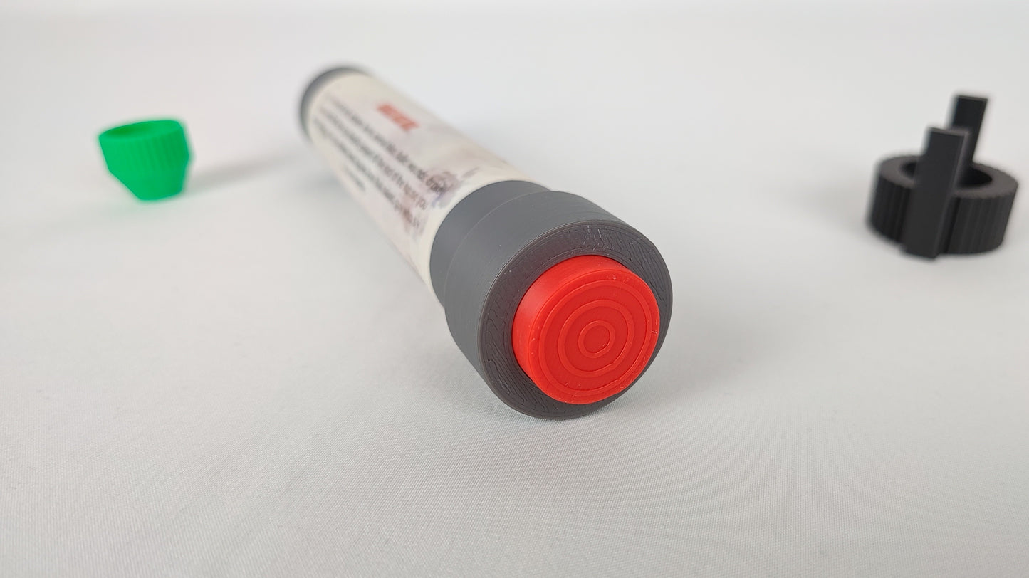 Rust Life-Size Medical Syringe Prop