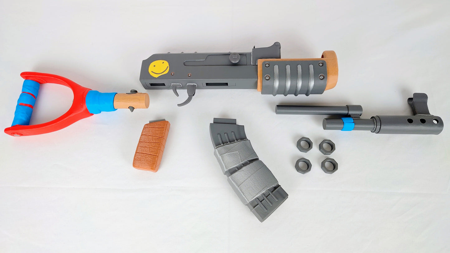 Rust Life-Size AK Prop (Minor Assembly)