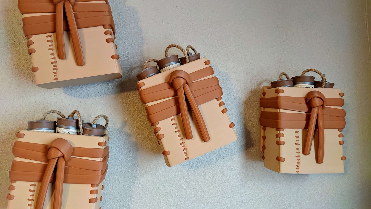 Rust Life-Size Satchel Charge Prop